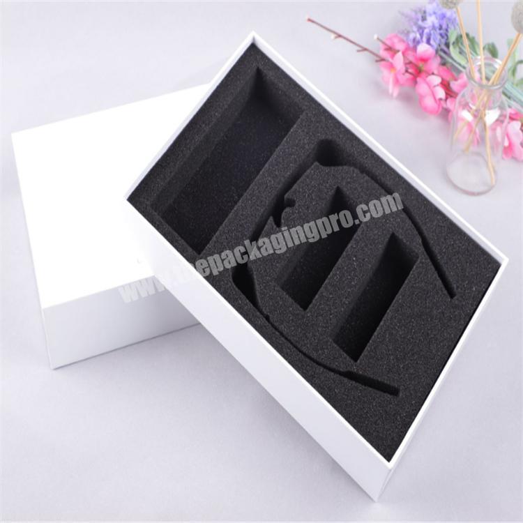 packing box white cardboard box with transparent lid gift boxes