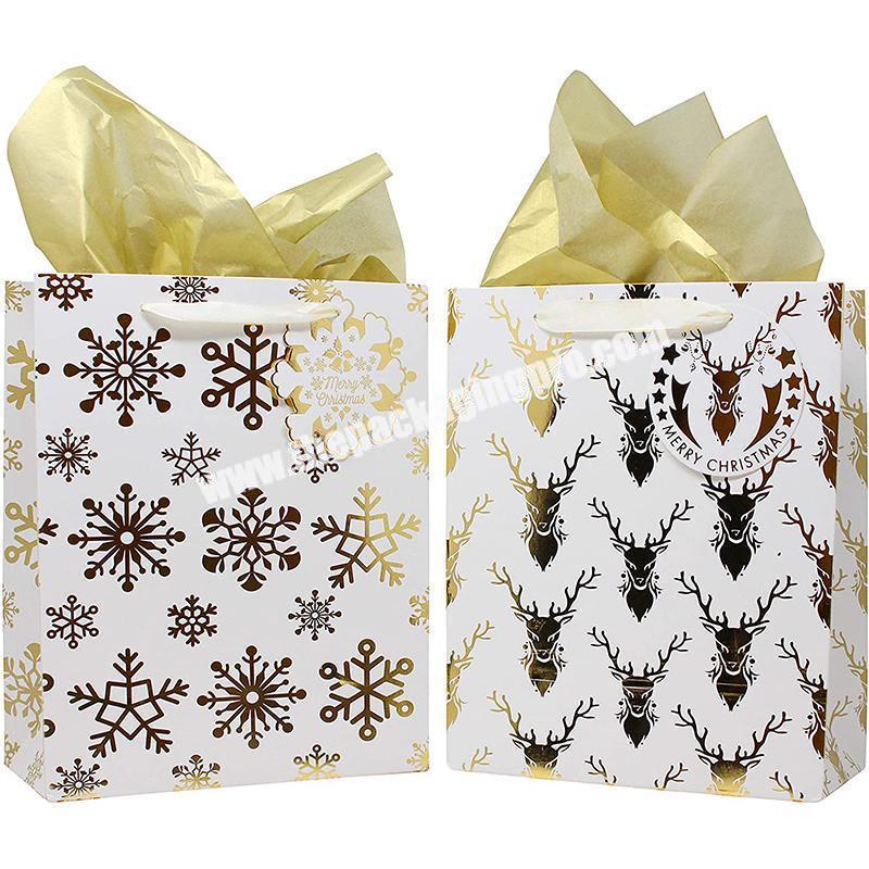 Paper Bag Luxury Wedding Bag Custom Christmas Gift Bag For Packaging