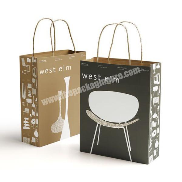 Paper Bag Manufacturer Cheap Price , Design T-shirt Handbag , Black Foldable Shopping Bag