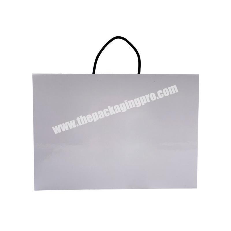 Paper Bags Customized White Custom Top Oem Stand Industrial Paper Bags With Your Own Logo
