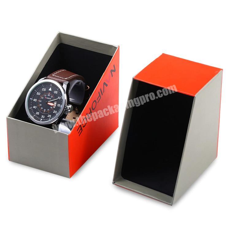 Paper black cardboard boxes for the watch package
