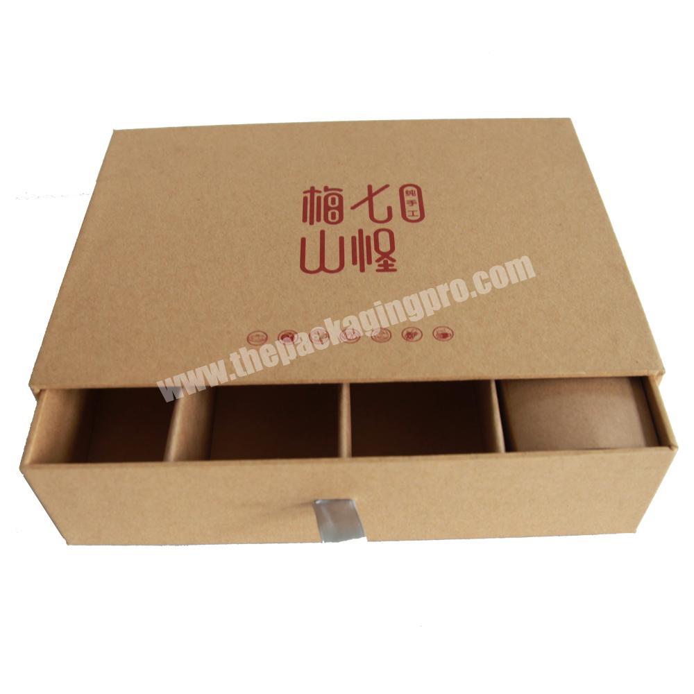 paper box packaging guangdong partitions box low moq