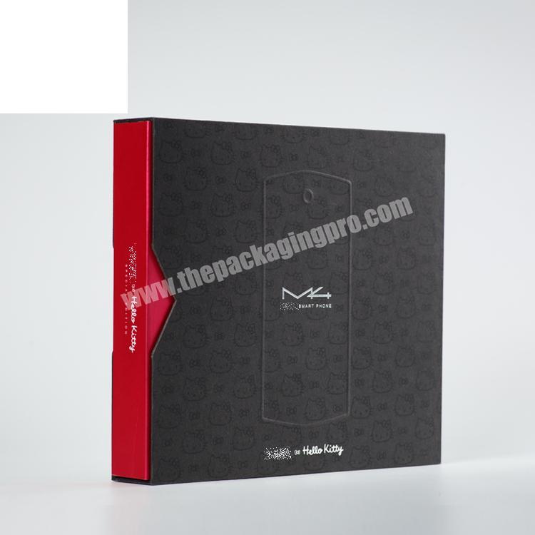 paper box packaging MDF logo printed luxury phone case packing