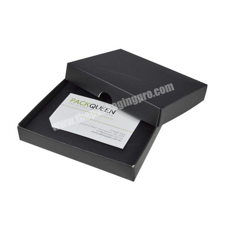 Paper box with lid template customized size card box for sale