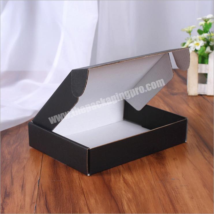 paper boxes for clothing black shipping boxes custom logo box packaging