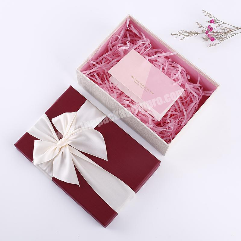 Paper Briefcase Style Delivery Baby Red Gift Box