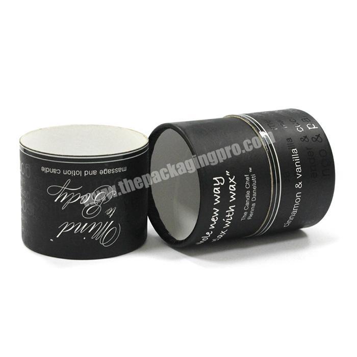 paper canisters packaging round gift box packaging round cardboard tube for candle