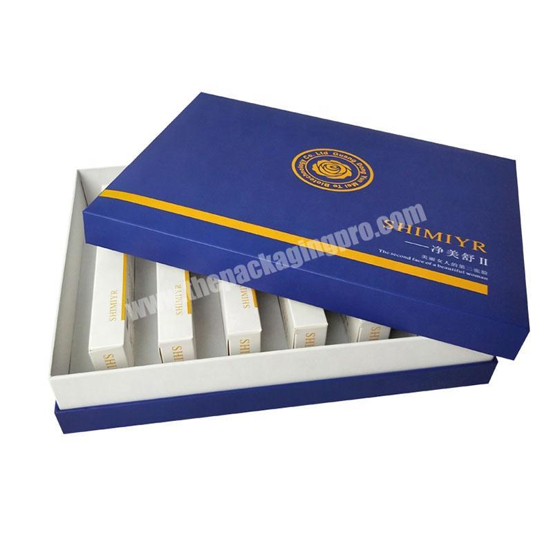 Paper Cardboard Lipstick Gift Set Packaging Box Cosmetics Products Packing With Custom Logo Printing