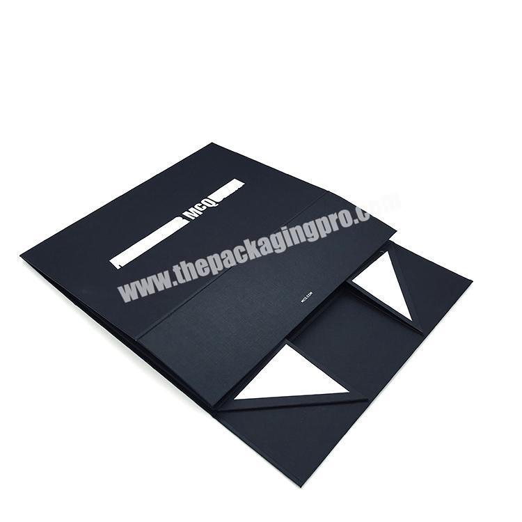 Paper folding box bag flat custom logo package