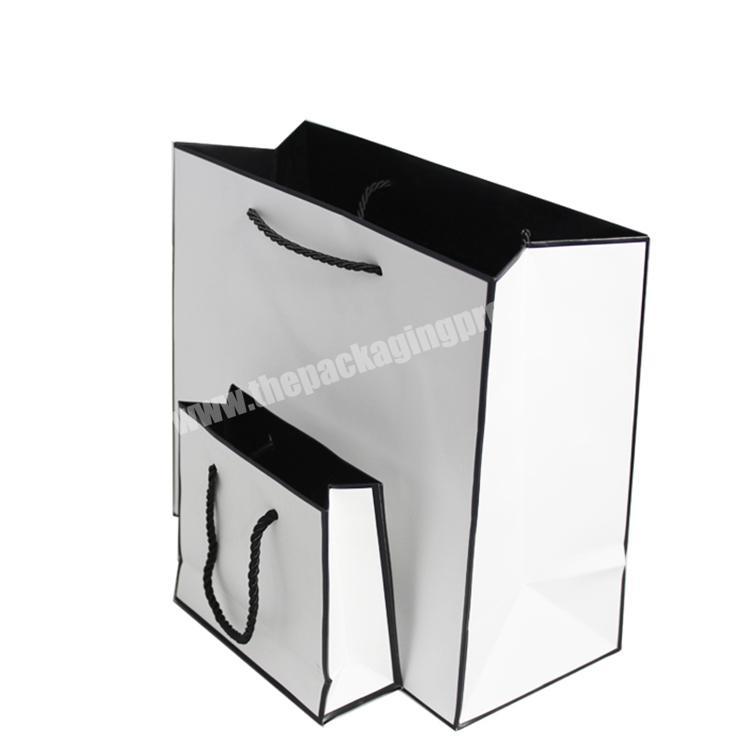 Paper gift bags with custom logo print wholesale suppliers