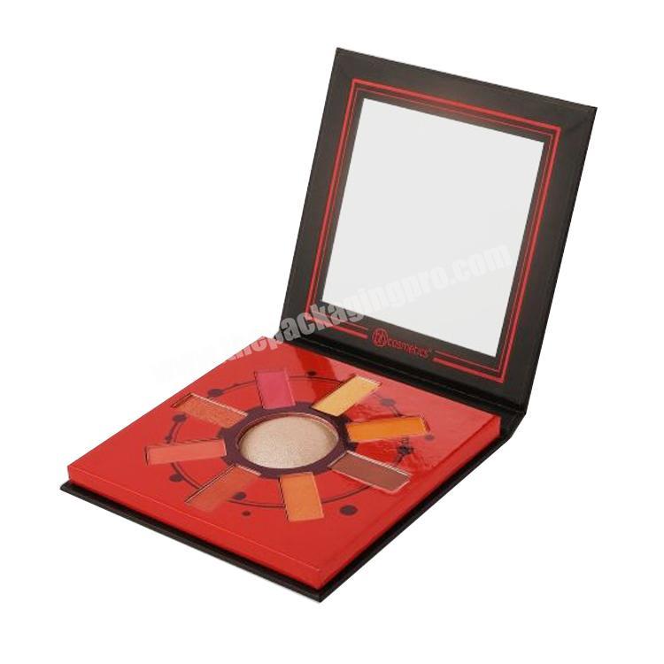 paper gift box pizza slice eye shadow palettes makeup packaging