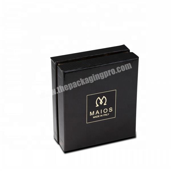 paper gift box with shoulder for beauty products with custom logo packaging gift box