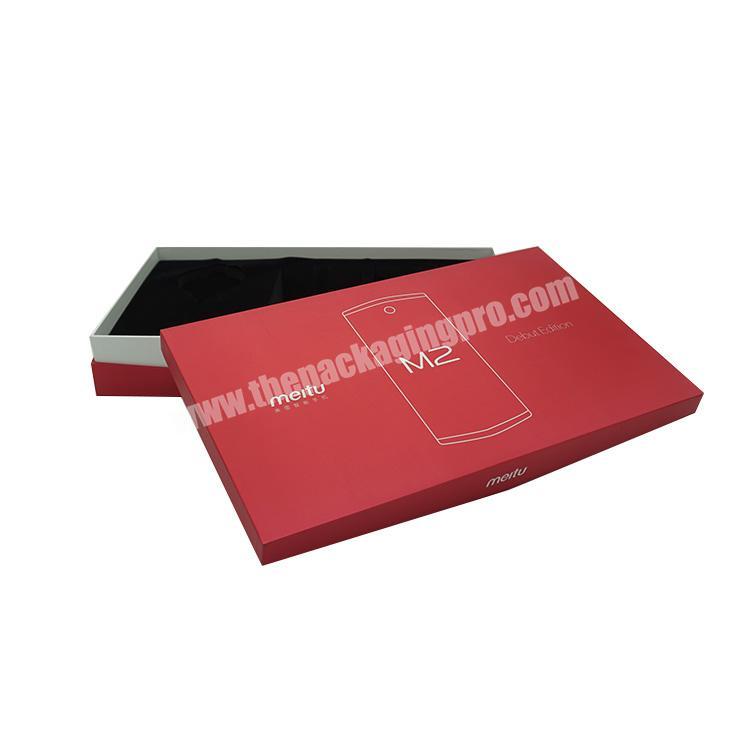 Paper luxury wholesale phone case box logo custom printing phone case box