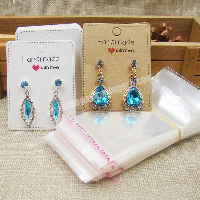 Paper Material and earring Tags, Price label, Jewelry Packaging & Display Type hang cards