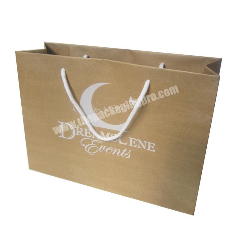 Paper Package Manufacturer elegant design Christmas big shopping paper bag with logo print