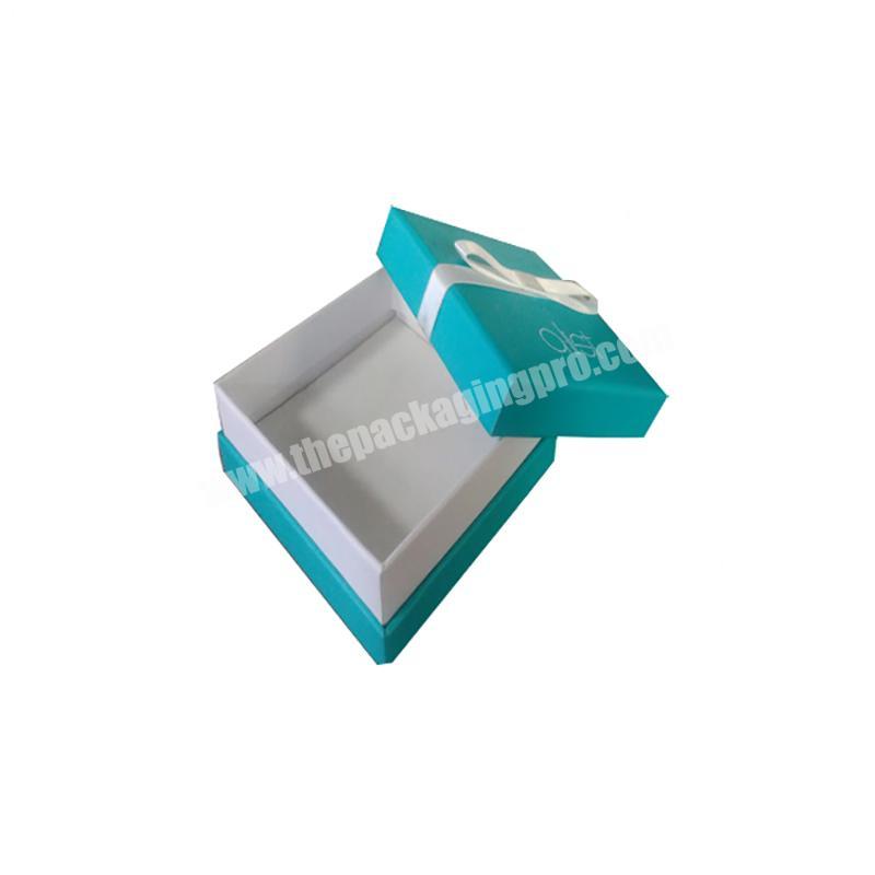 Paper packaging box blue cardboard garment corrugated box for clothing apparel packaging