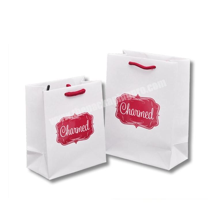 Paper Packaging Cosmetic Bag with Custom Logo Printed