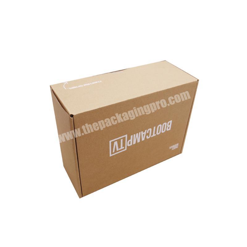 Paper packaging custom brown corrugated box