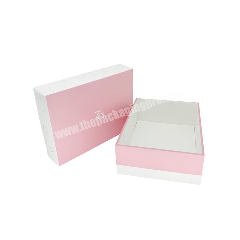 paper packaging custom pink package box cosmetics