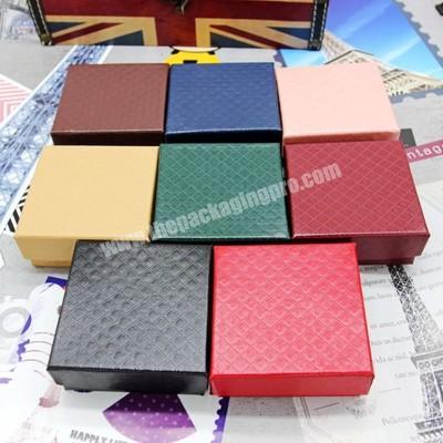 Paper Packaging Jewelry Box Custom Ring Earring Box Necklace Jewelry Box Wholesale