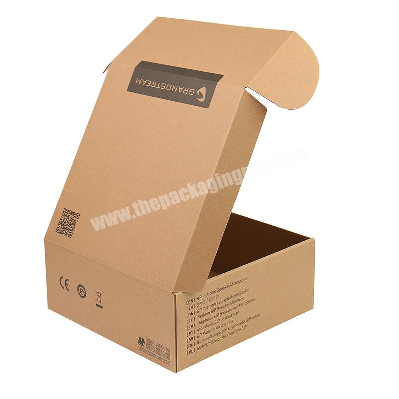 Paper Packaging Kraft Shipping Corrugated Fruta Decorada Caja De Con Emballage En Ventana Duplex Carton