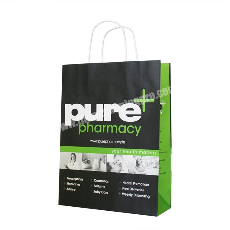 Paper Packaging Plant clear plastic packaging paper shopping bag with mat lamination