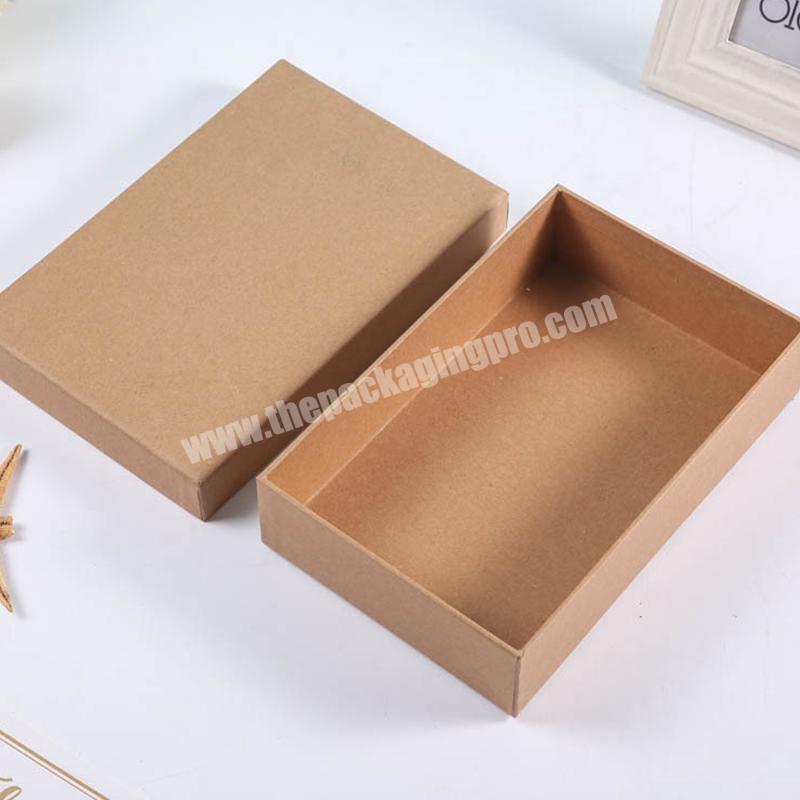 Paper Packaging Plant custom printing natural craft empty small gift box packaging