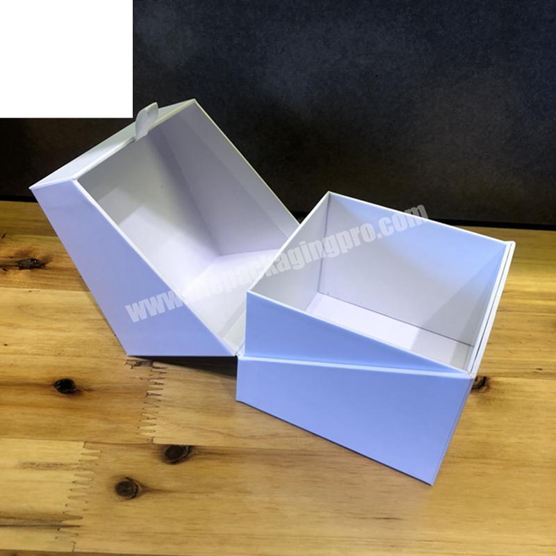 Paper Ribbon Factory Custom Empty Gift Packaging Box