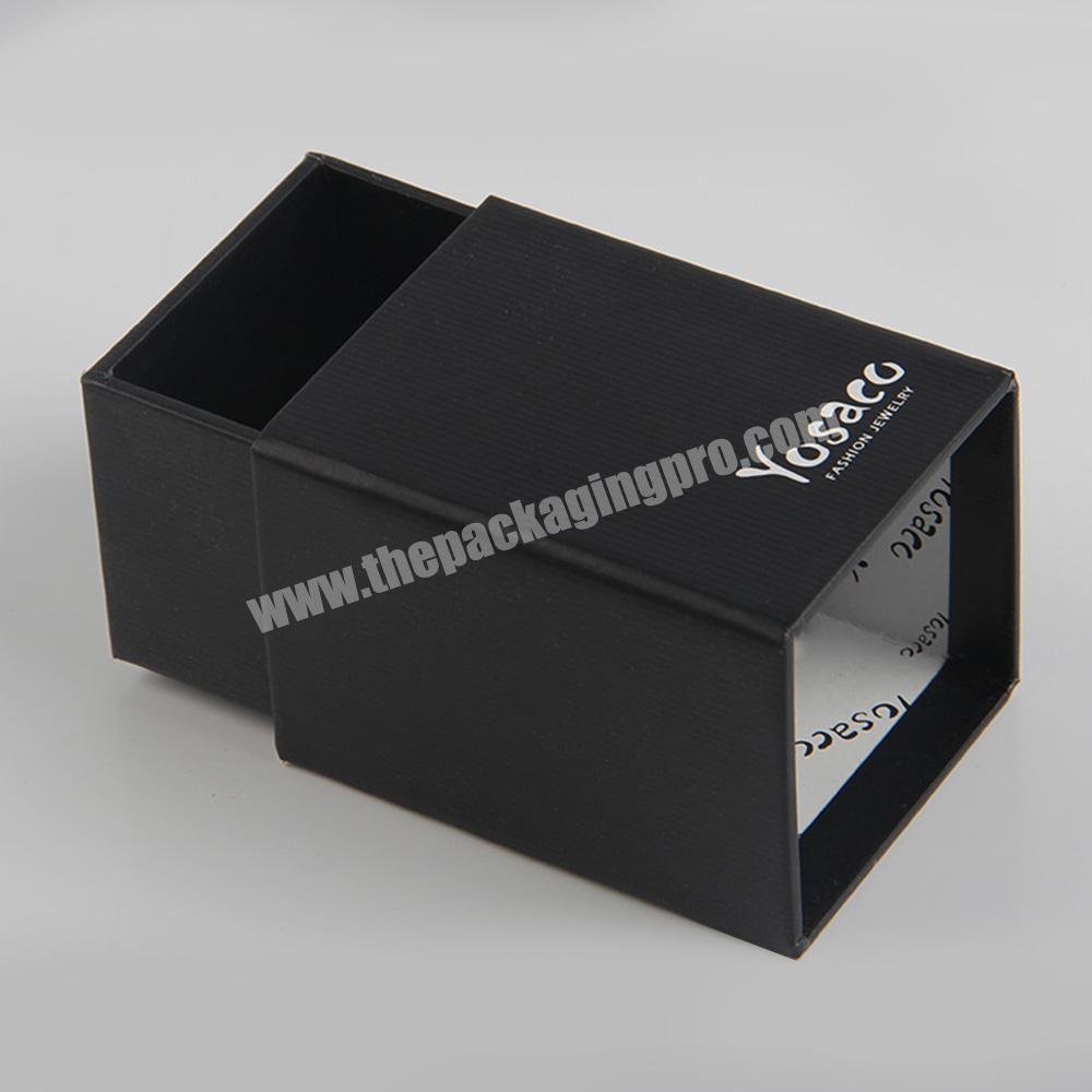 paper sleeve soap packaging luxury black paper box