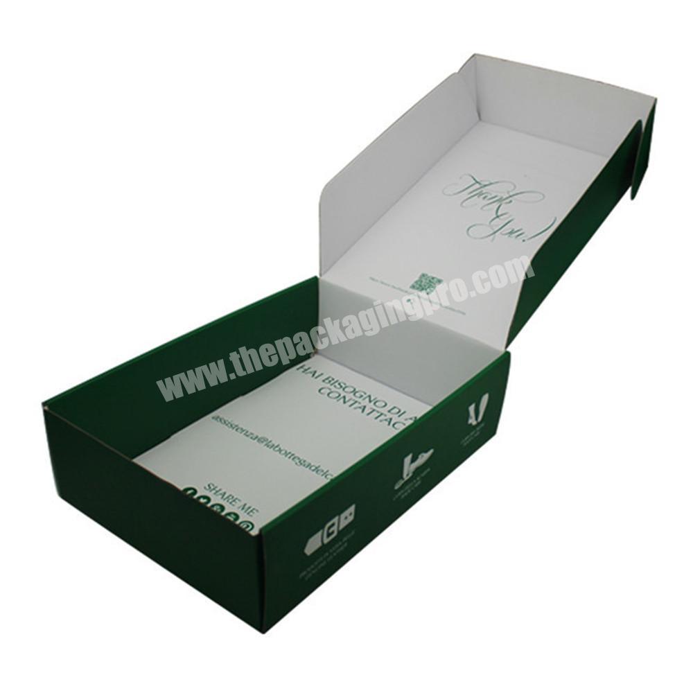 Paper Tube Packaging Cardboard Carton Vegetable Printed  Custom Shoe Clothes Corrugated Mailer Box