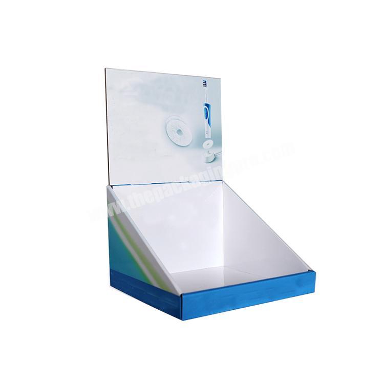 paperboard counter display boxes paper tray box display rack cardboard
