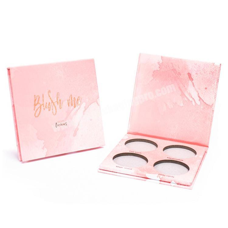 Paperboard Eye Shadow Box Packaging 4 Color High End Make Up Box Sets Print Wholesale Customized Paper Hardcover Box