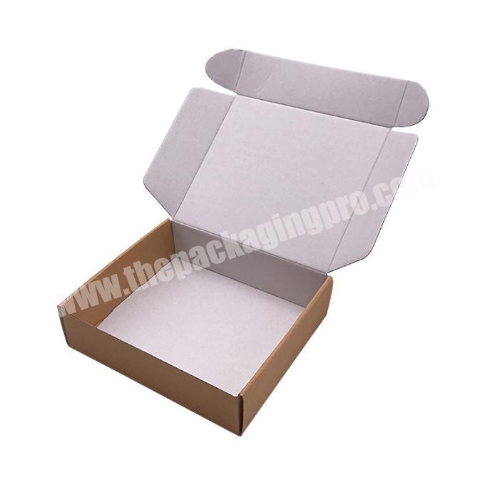 Parcel kraft custom printed corrugated shipping box packaging mailer express box recycle gift paper box