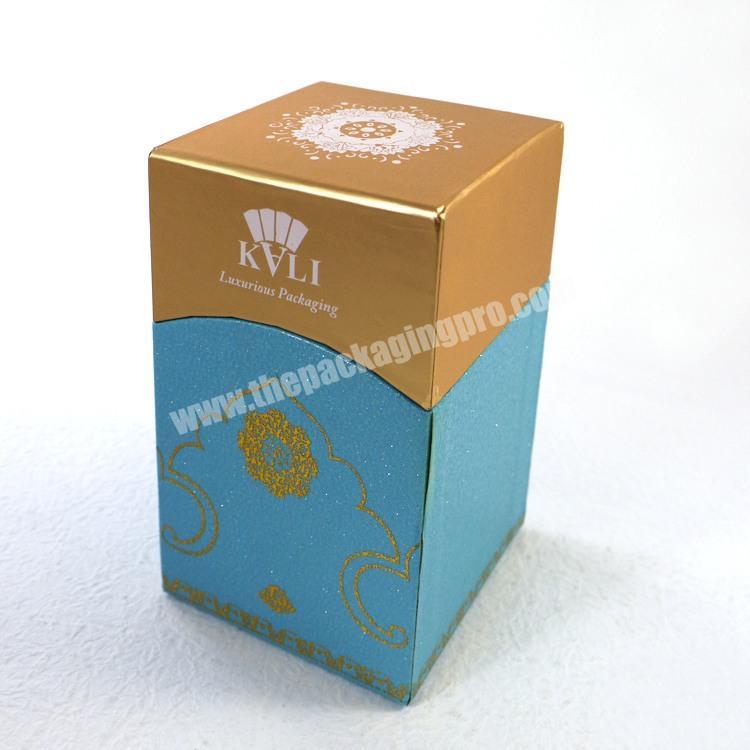 Perfume cardboard box packaging custom glitter design luxury fragrance packaging