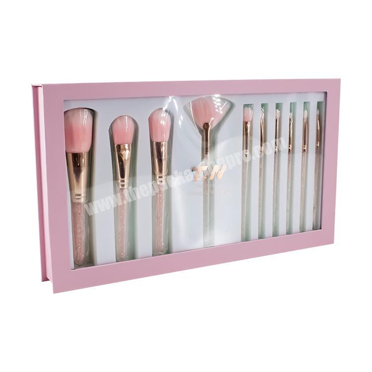 Personal Luxury Paper Rigid Gift Cosmetic Makeup Brush Packaging storage Boxes