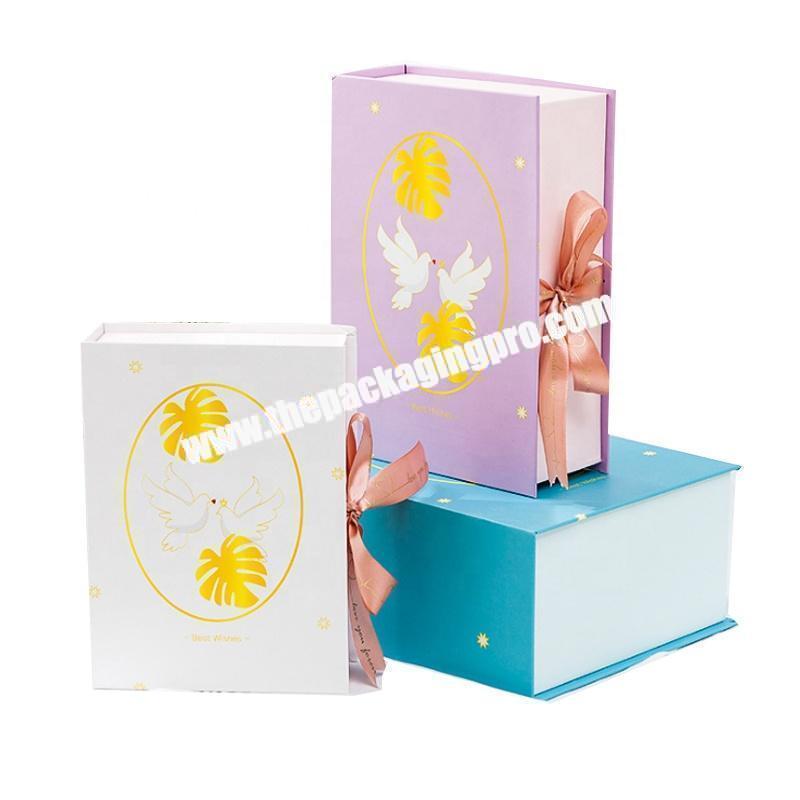 Personalised Custom Hard Rigid Cardboard Sliding Gift Packaging Paper Drawer Box