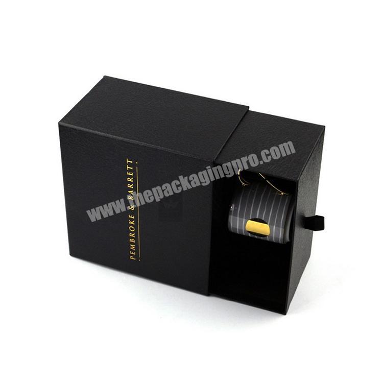 Personalised Custom Luxury Hard Rigid Cardboard Sliding Gift Packaging Paper Drawer Box
