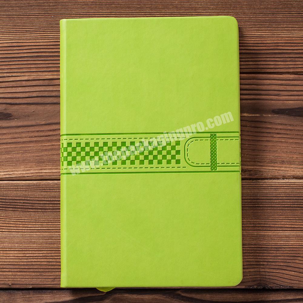 Personalised Hardcover A5 Smooth Pu Leather Note Book Undated Lined Paper Notebook Diary