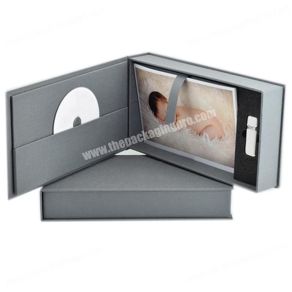 Personalized 6x4 photo album presentation usb drive cardboard box