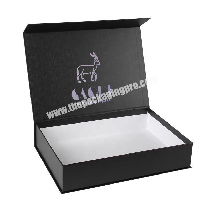 Personalized Different Color Rectangle Paper Gift Packaging Box With Magnet Closure