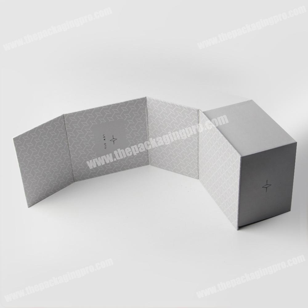 Personalized logo custom magnetic folding paper gift box cardboard machine.