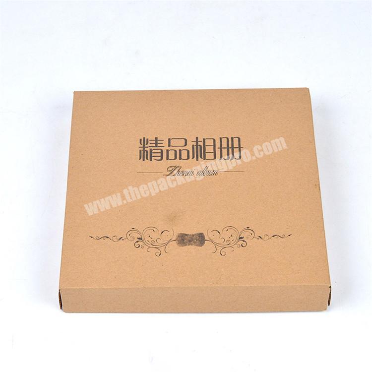 Photo Storage Boxes Acid Free Folding Retail Product Box Small Square Cardboard Photo Gift Box