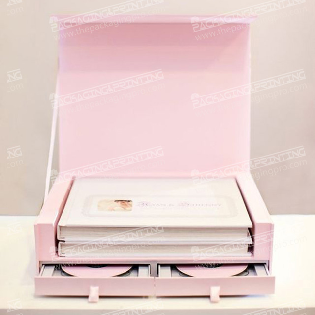 Pink cd Drawer Book Box