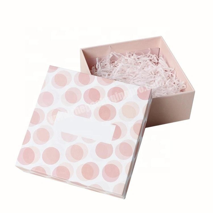 Pink Wholesale Custom Logo Colorful Printed Fancy Luxury Paper Gift Box