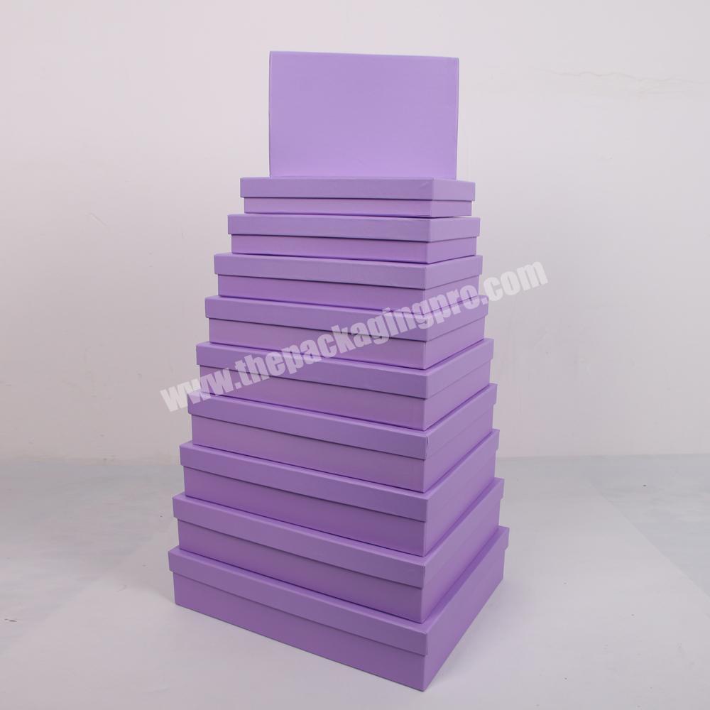 Plain Color Printing Luxury Shirt Cardboard Gift Box Packaging