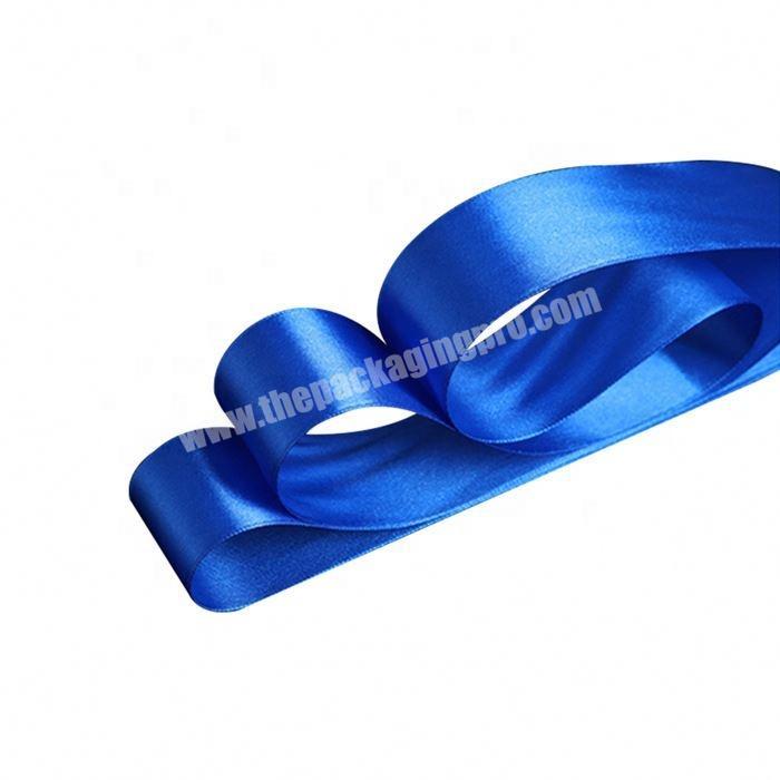 Factory Plain color satin ribbon  roll for wedding party decoration
