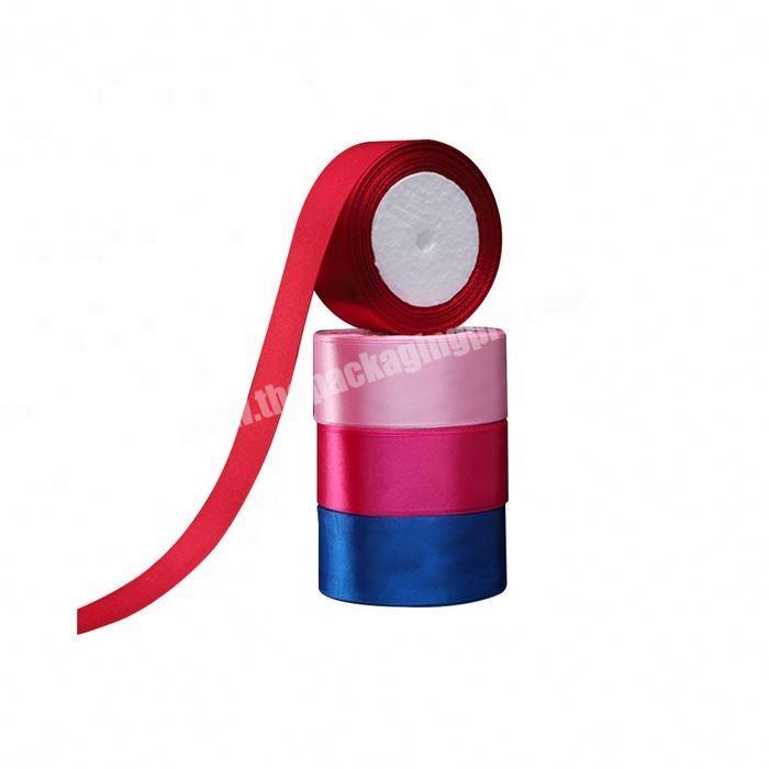 Shop Plain color satin ribbon  roll for wedding party decoration