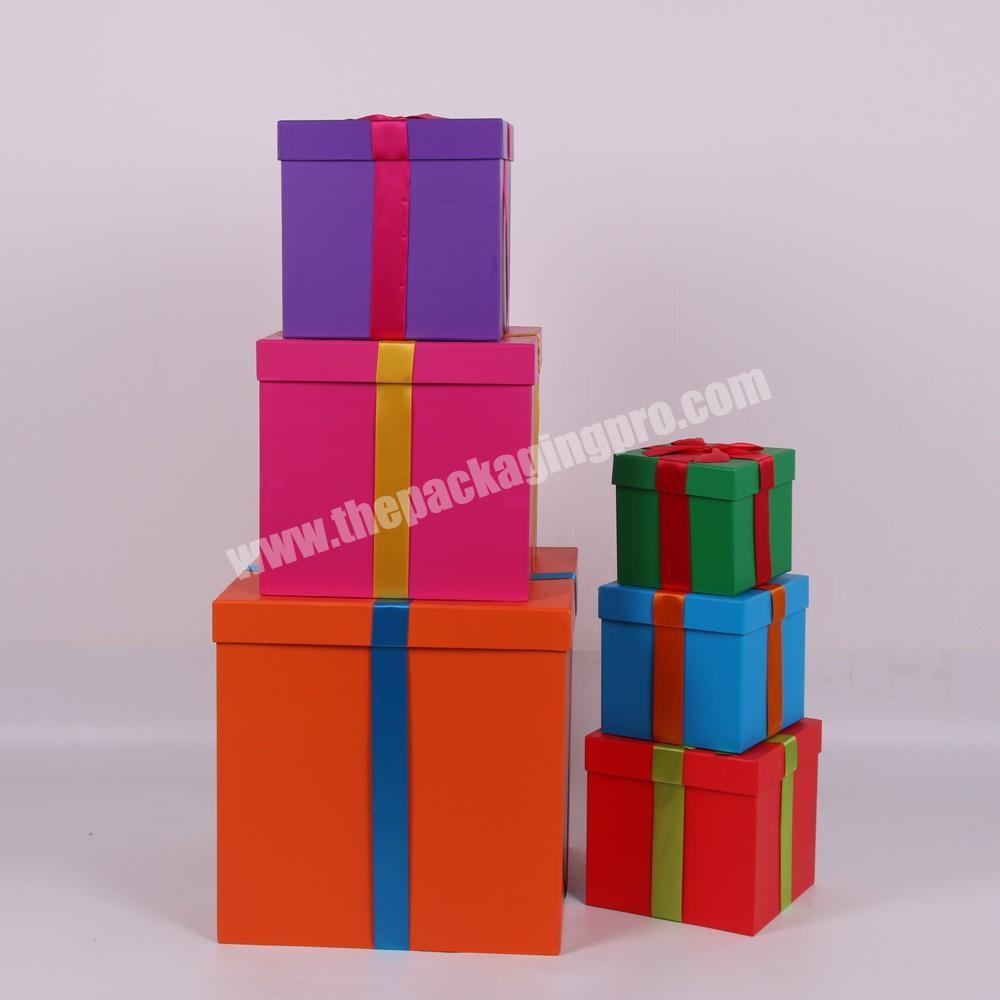 Plain Craft Colour Cardboard Packaging Box Square Shape