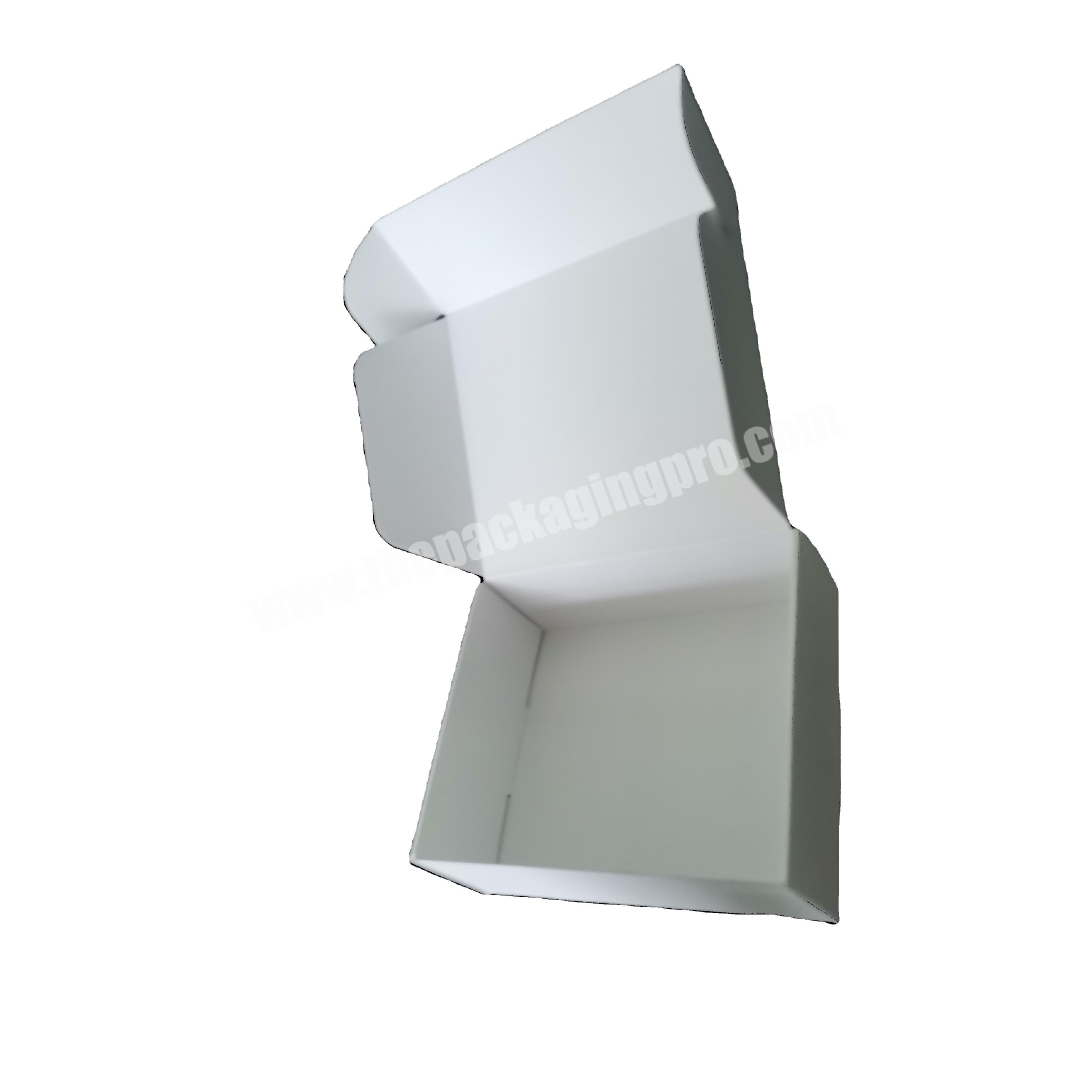 Plain white 3 layer gift box folded boxes cardboard design e flute corrugated soap packaging box