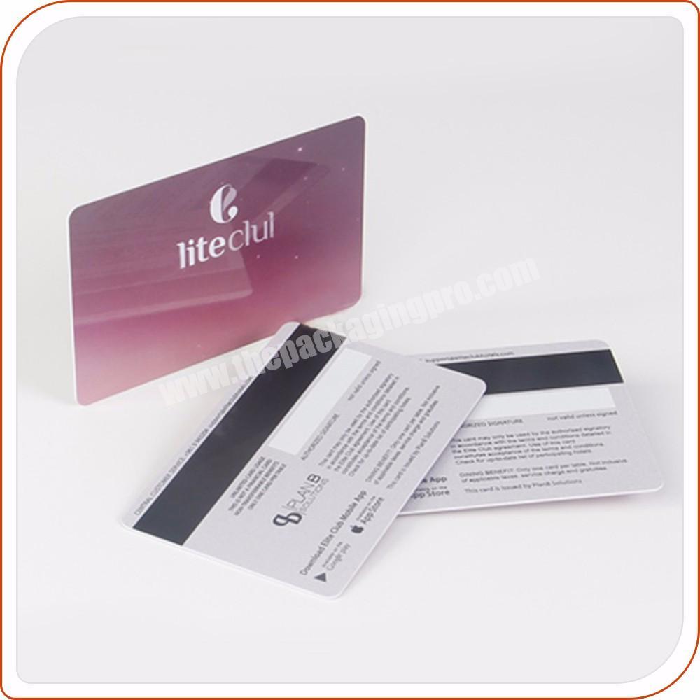 Plastic magnetic stripe card,standard size vip plastic magnetic card ...